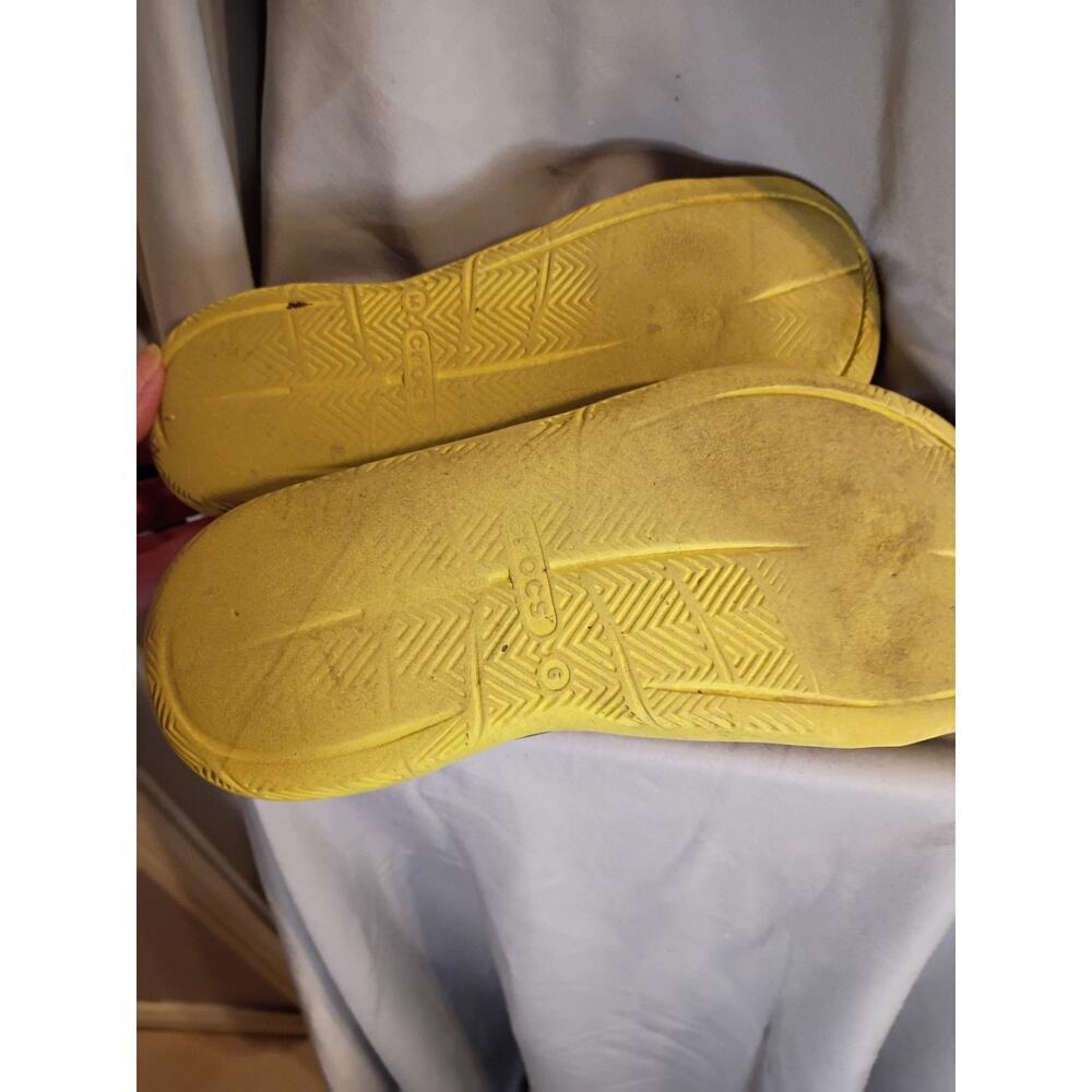 Crocs Men's Swiftwater Wave Sandals Black Yellow Sz 9 Iconic Comfort Waterproof - Picture 10 of 11